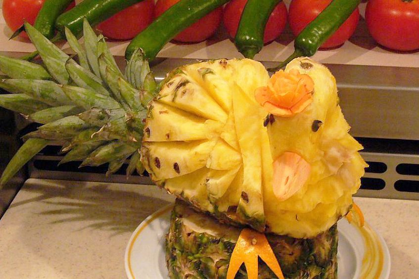 Pineapple bird