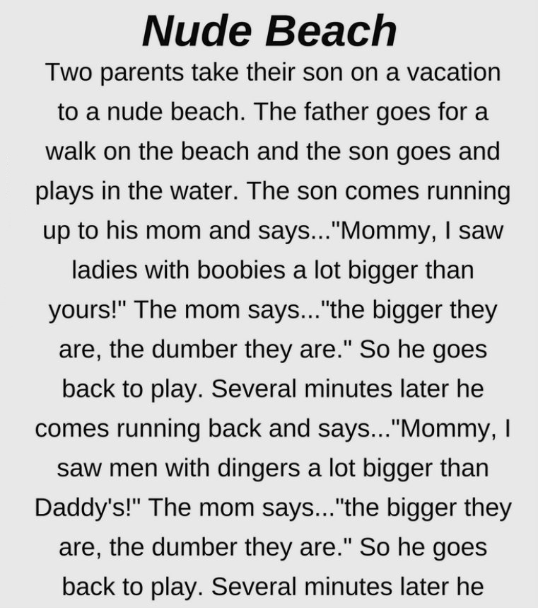 BEACH(FUNNY STORY)