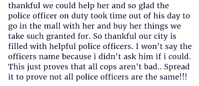 A Woman Is Crying In the Supermarket Without the Shoes And An Officer Find Out That. And Next What Happen Is Unexpected.
