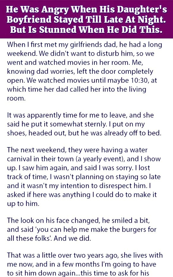 This Man Had A Serious Argument With His Daughter's Boyfriend When He Stayed Till Late Night In Their House.
