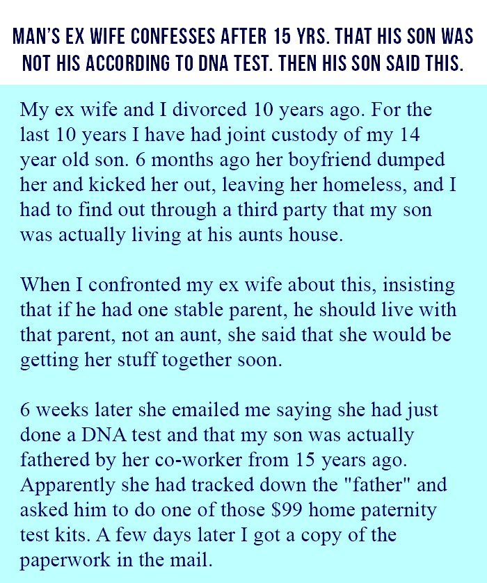 This Man's Wife Has A Serious Confession About Her Son's True Father Then Her Son Said This To His Dad