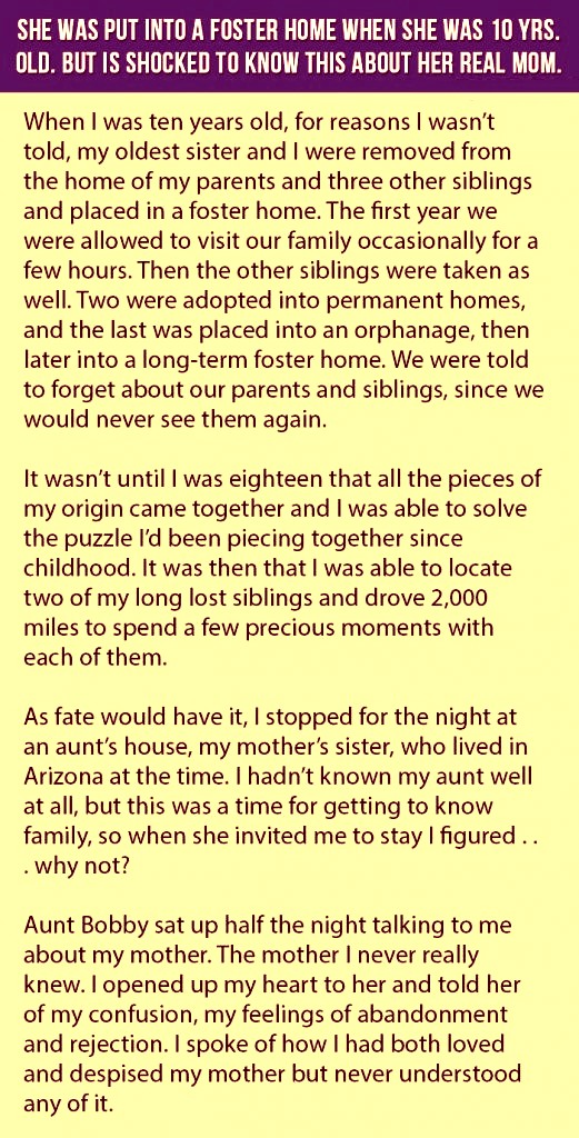 This Little Kid While Living In Foster Home Finds About Her Real Mom Is Not With Her As Always.