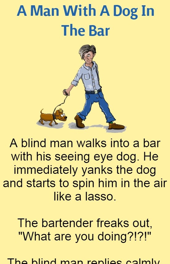 A Man With A Dog In The Bar (Funny Story)