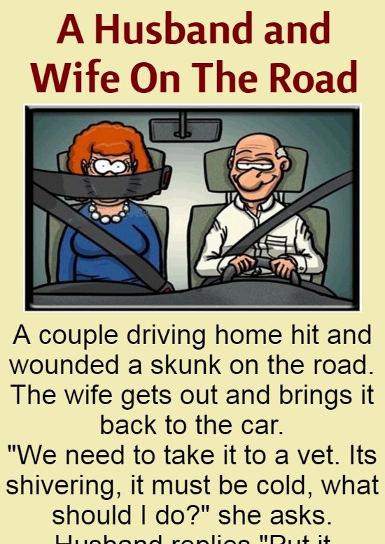 A Husband and Wife On The Road (Funny Story)