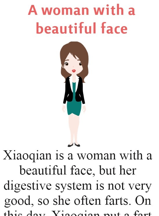 A woman with a beautiful face
