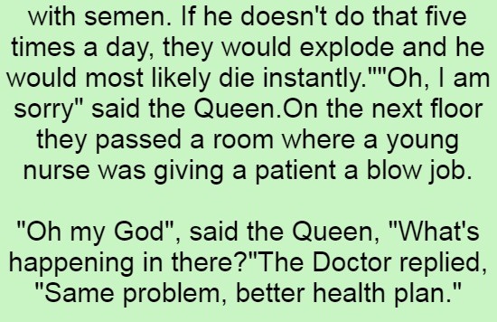 Queen Visited A Room Of A Male Patient (Funny Story)