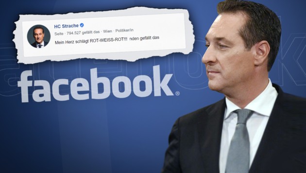 Controversy over the Facebook page: Strache threatens a lawsuit