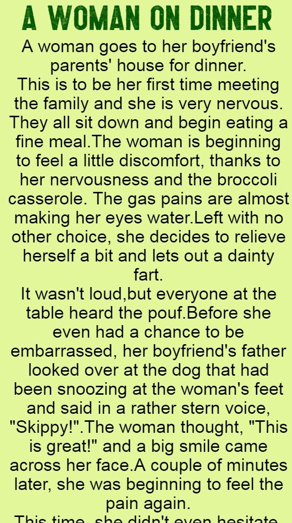 A Woman On Dinner (Funny Story)
