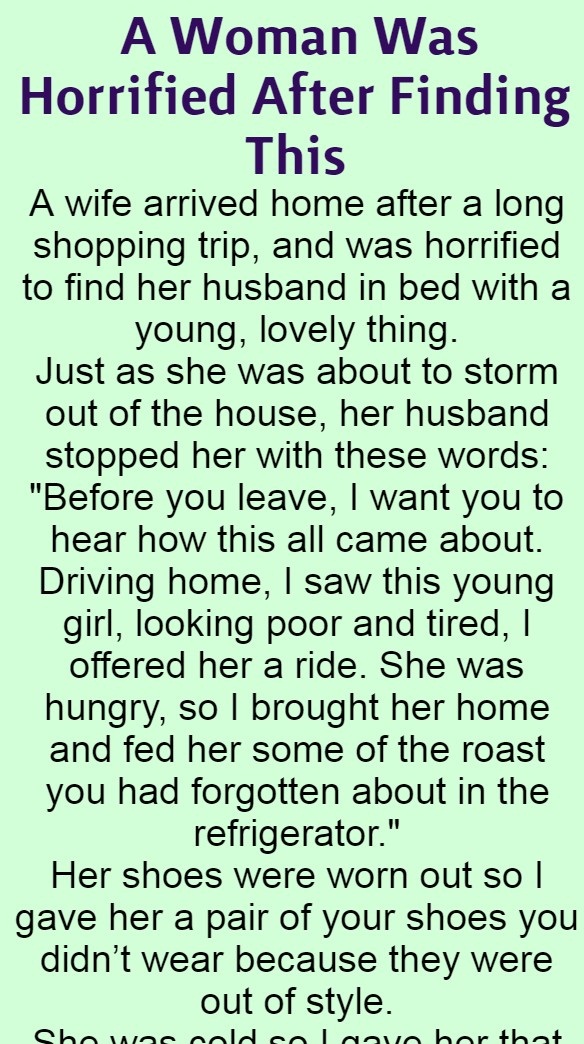 A Woman Was Horrified After Finding This (Funny Story)