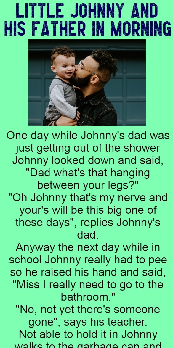 Little Johnny And His Father In Morning (Funny Story)