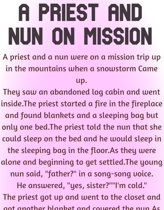 A Priest And Nun On Mission
