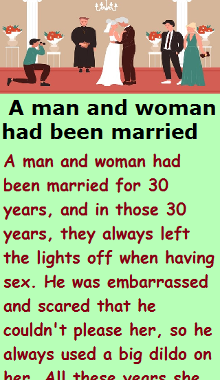 A man and woman had been married