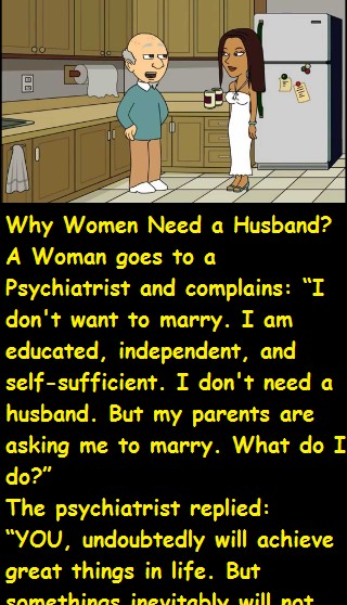 Why Women Need a Husband