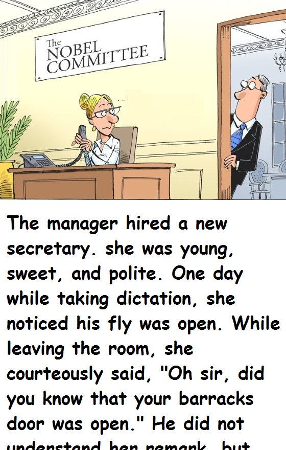 The manager hired a new secretary
