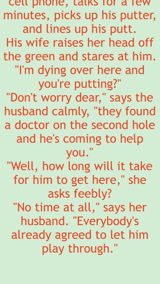 The husband calls 911 on his cell phone - Funny Story