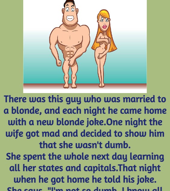  guy who was married to a blonde