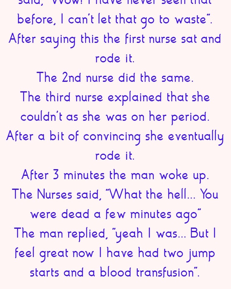 There were three nurses in a morgue