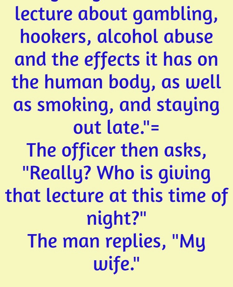 An Elderly Man Is Stopped By The Police Funny Story