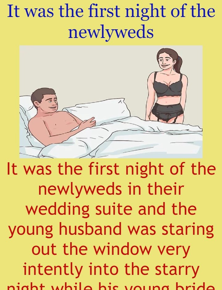 It was the first night of the newlyweds