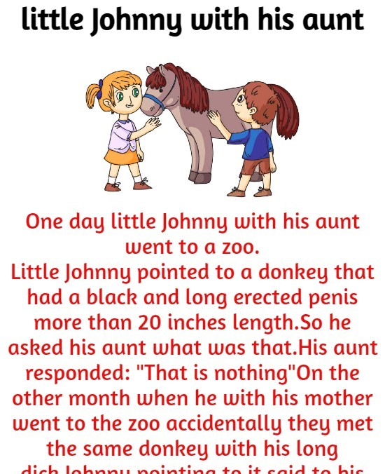 little Johnny with his aunt