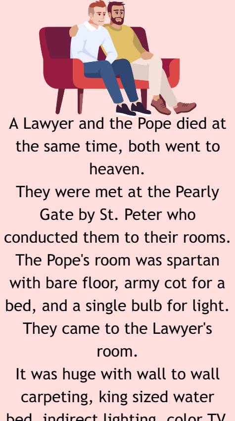 A Lawyer and the Pope died