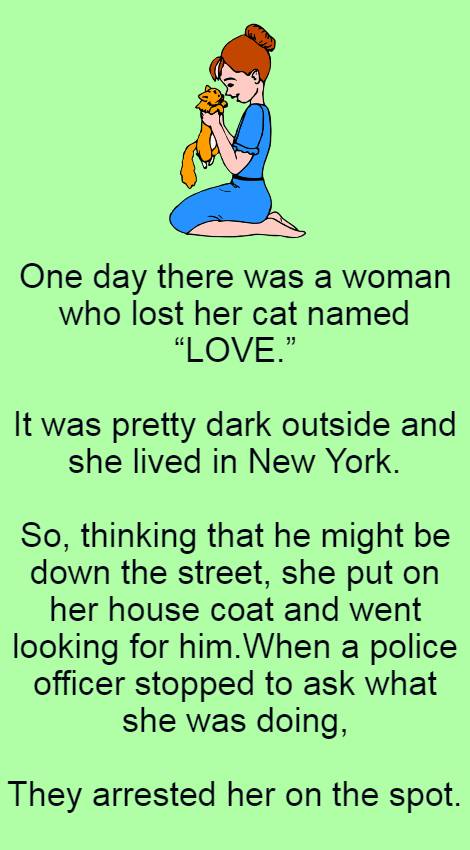 A Woman Who Lost Her Cat