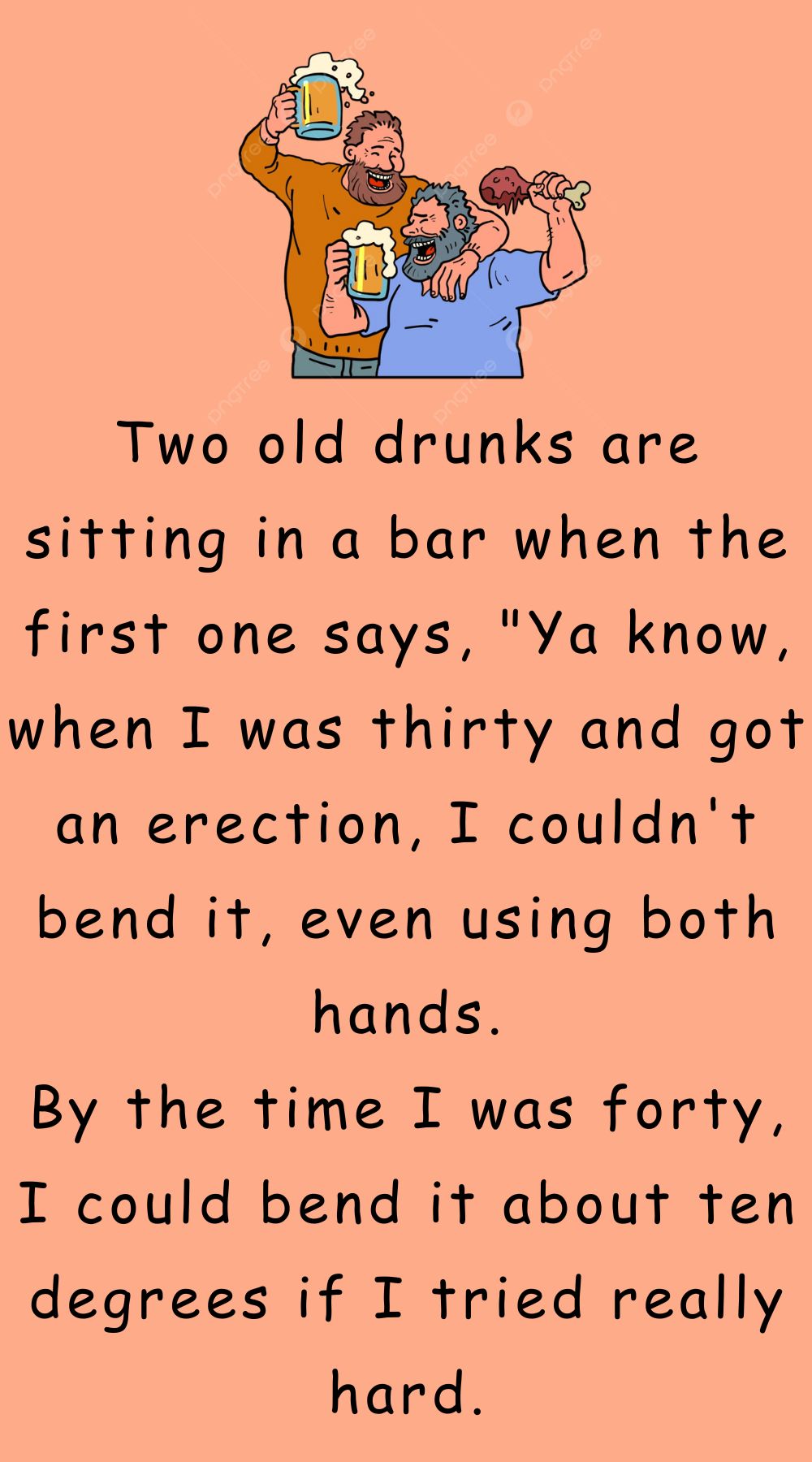 Two old drunks are sitting in a bar