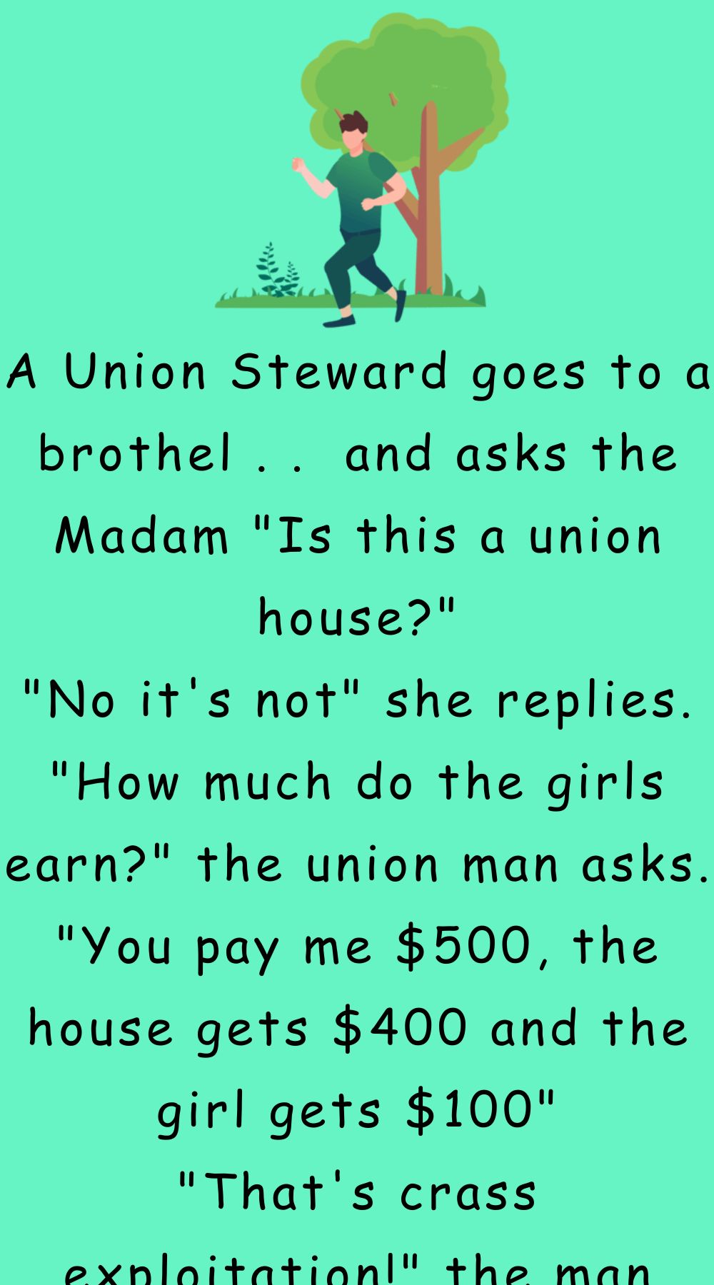 A Union Steward goes to a brothel 