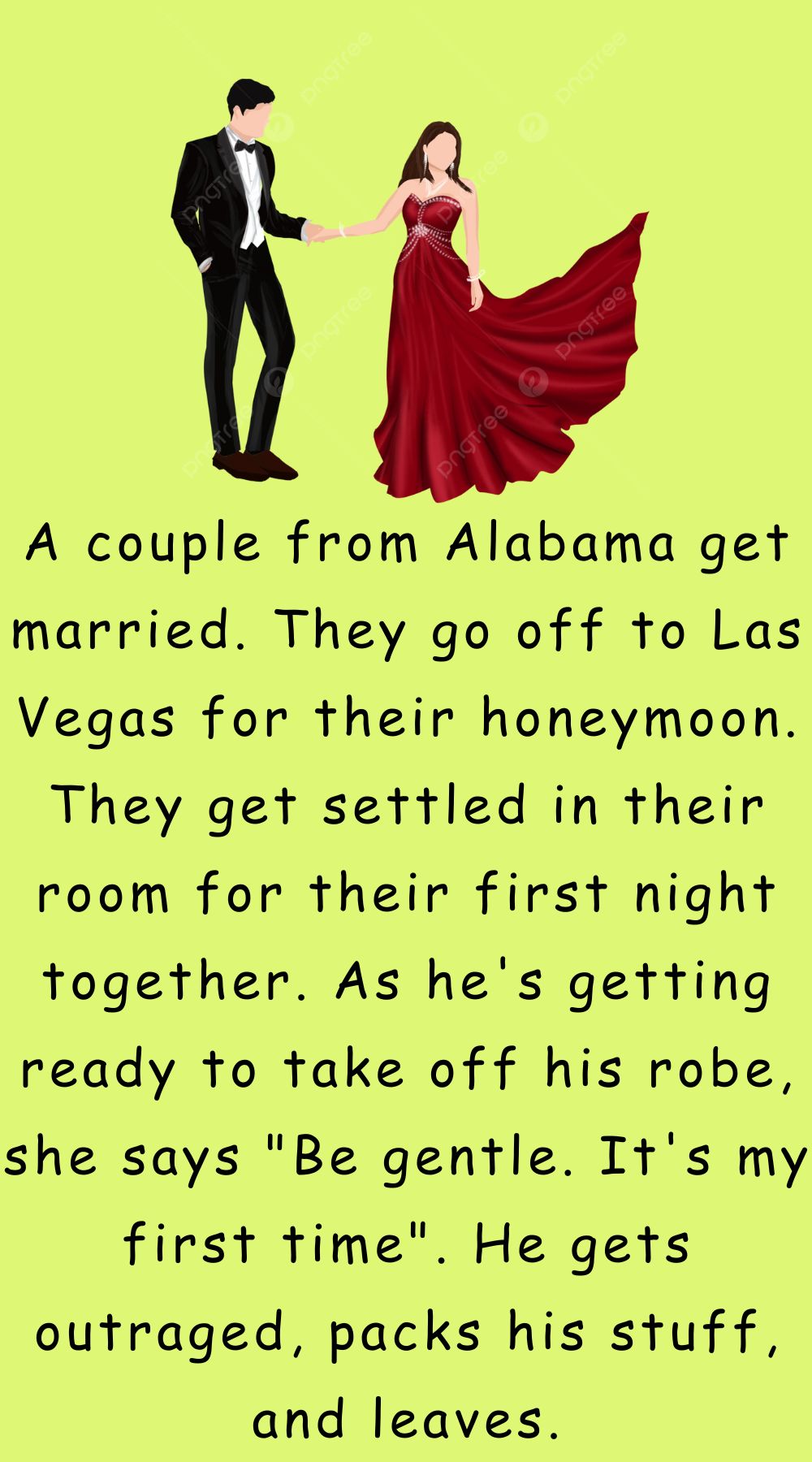 A couple from Alabama get married