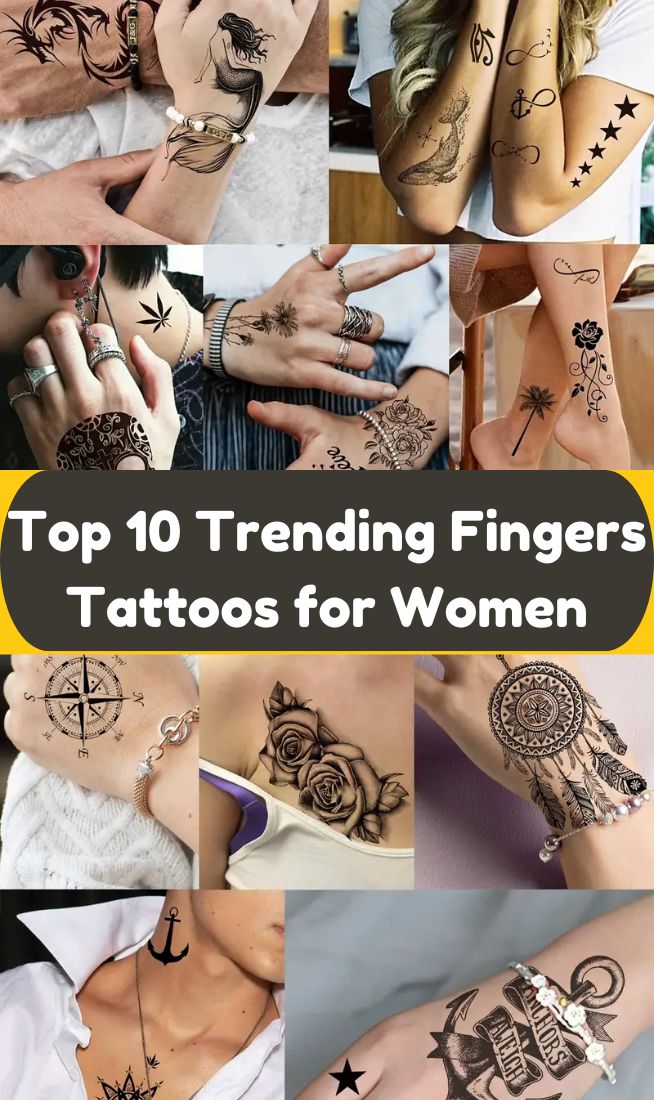 Top 10 Trending Fingers Tattoos for Women