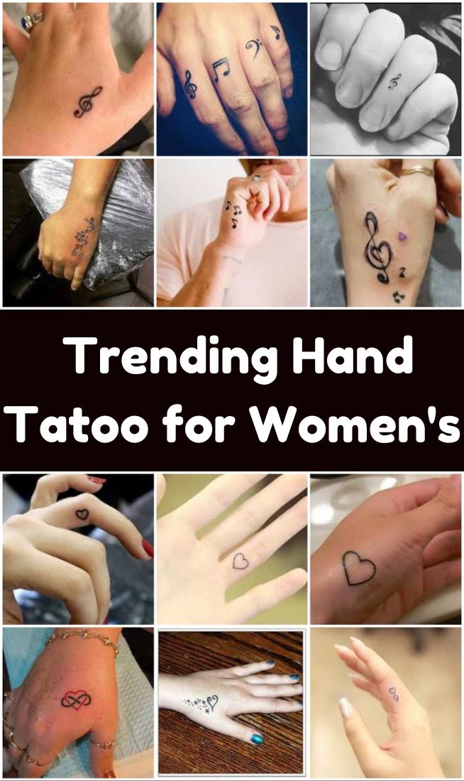 Trending Hand Tatoo for Women's