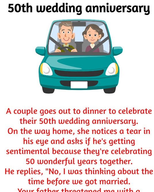 50th wedding anniversary a funny story