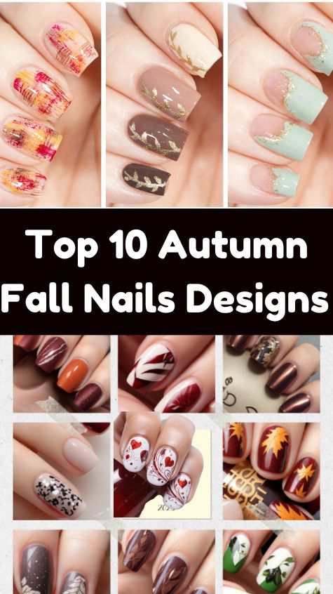 Top 10 Autumn Fall Nails Designs