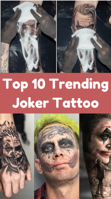 Top 10 Trending Joker Tattoo