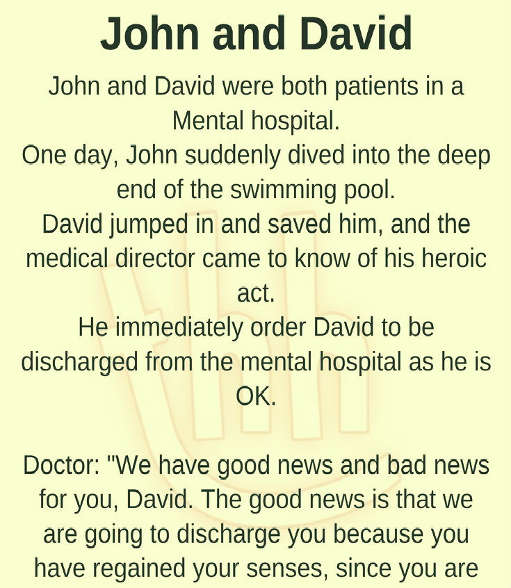 JOHN AND DAVID (FUNNY STORY)