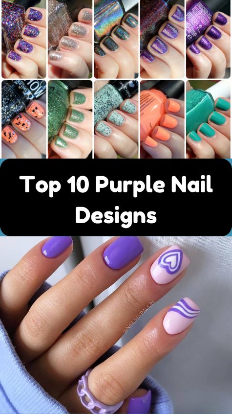 Top 10 Purple Nail Designs
