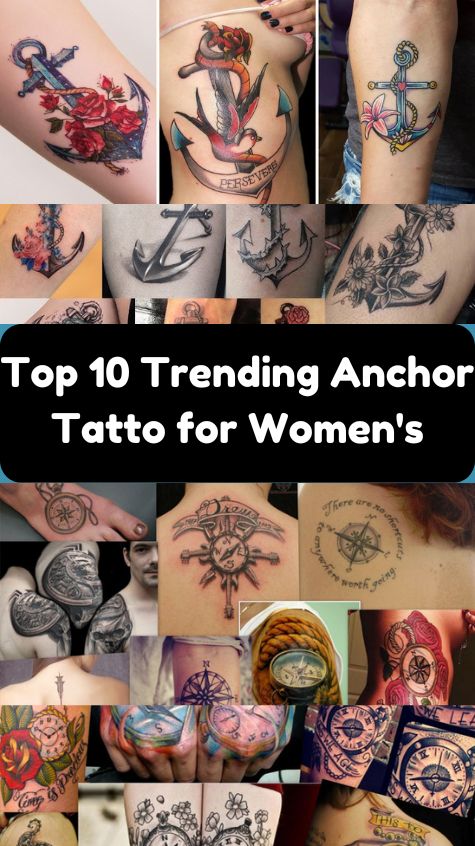 Top 10 Trending Anchor Tatto for Women's