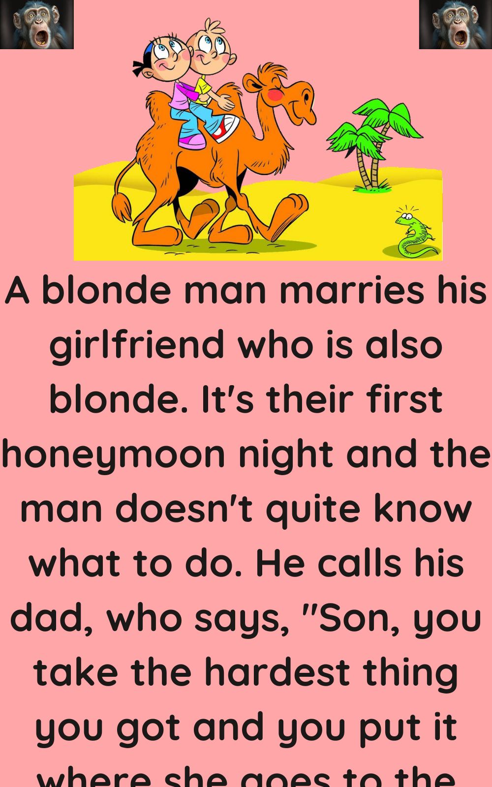 A blonde man marries his girlfriend