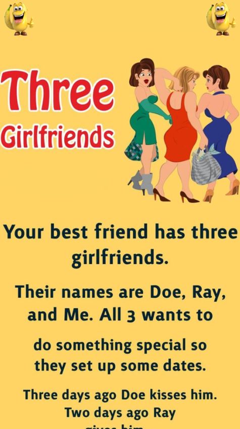 Three gilfriends