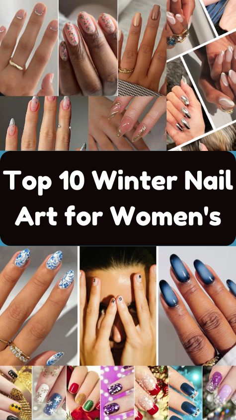 Top 10 Winter Nail Art for Women's