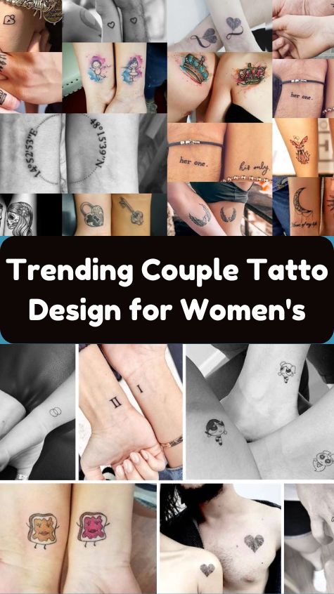 Trending Couple Tatto Design for Women's