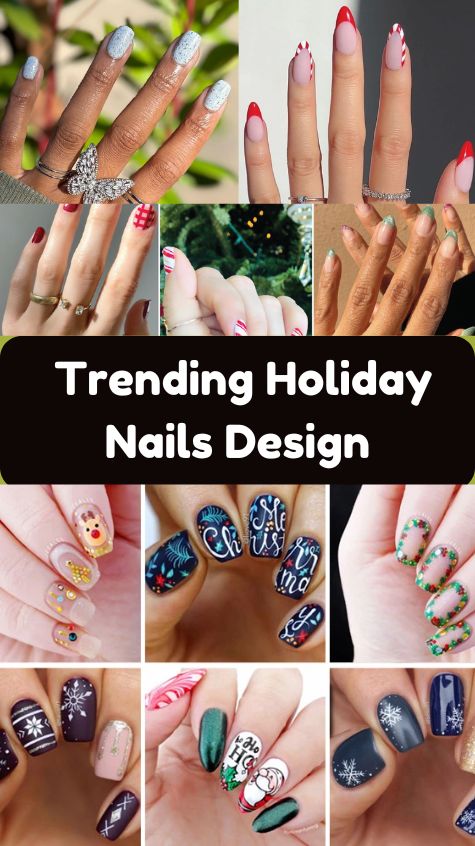 Trending Holiday Nails Design