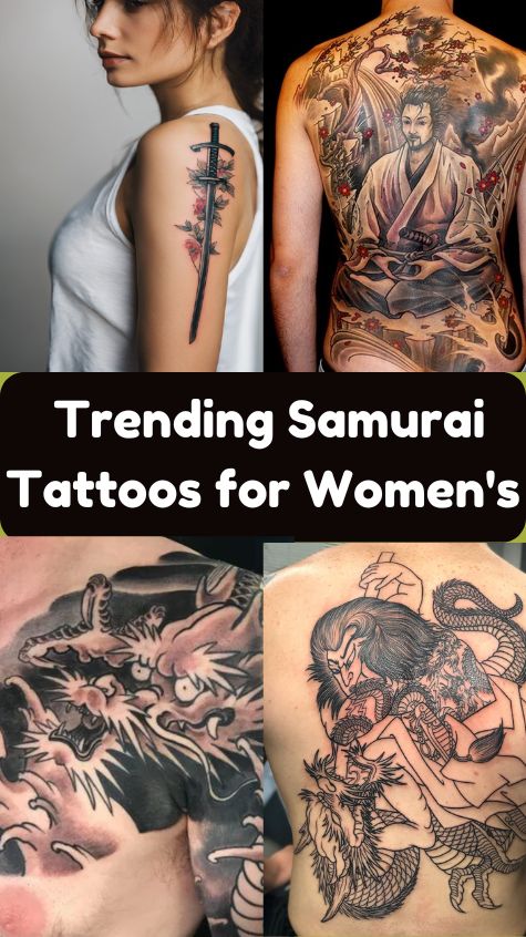 Trending Samurai Tattoos for Women's