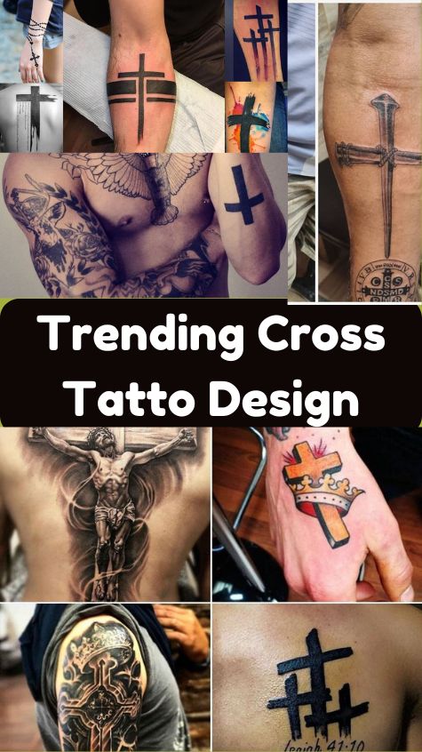 Trending Cross Tatto Design