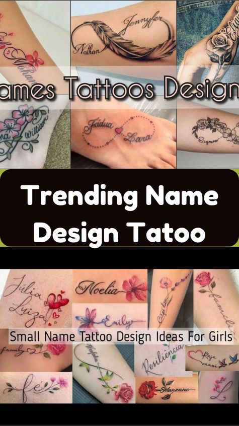 Trending Name Design Tatoo