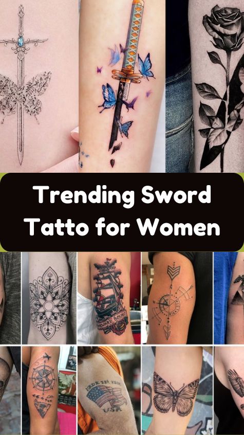 Trending Sword Tatto for Women