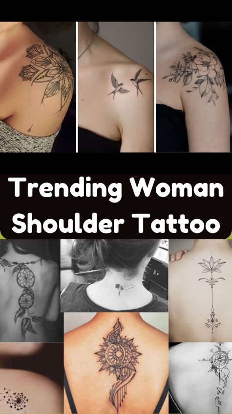 Trending Woman Shoulder Tattoo