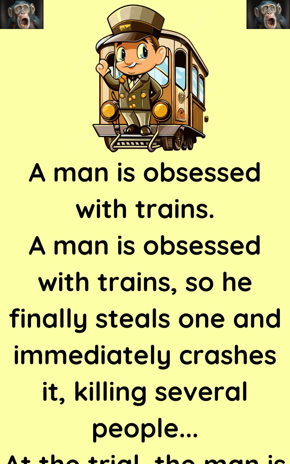 A man is obsessed with trains