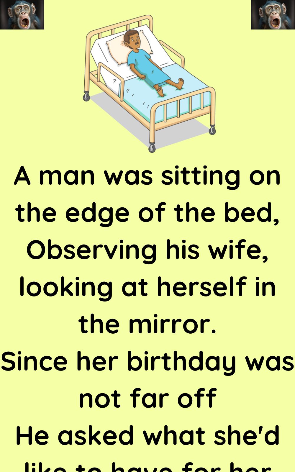 A man was sitting on the edge of the bed